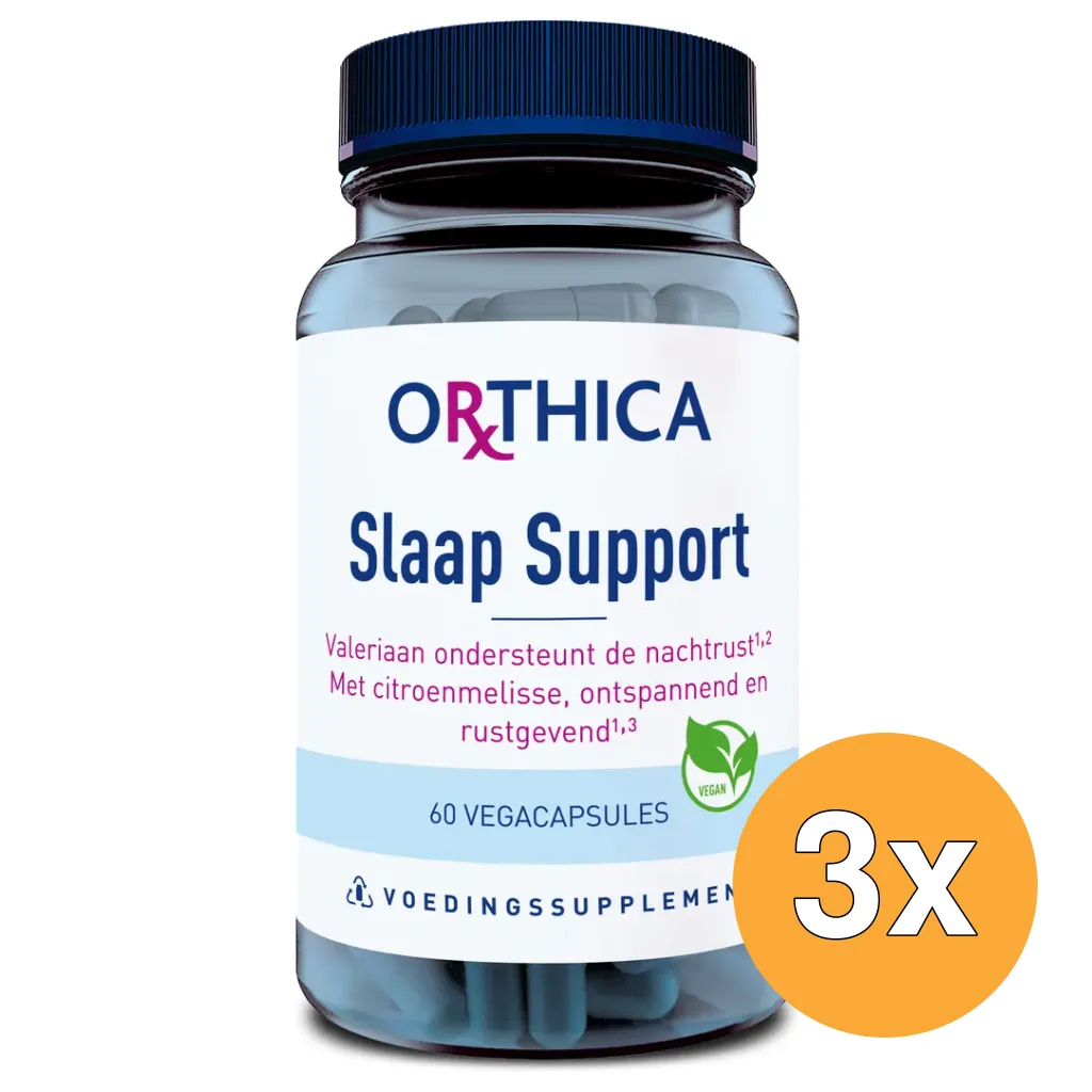 3x Orthica Slaap Support (60 vega capsules)