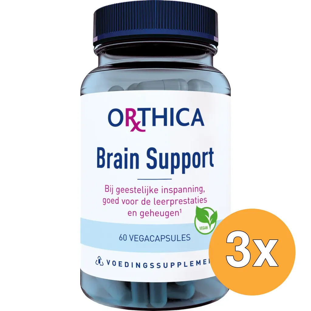 3x Orthica Brain Support (60 capsules)