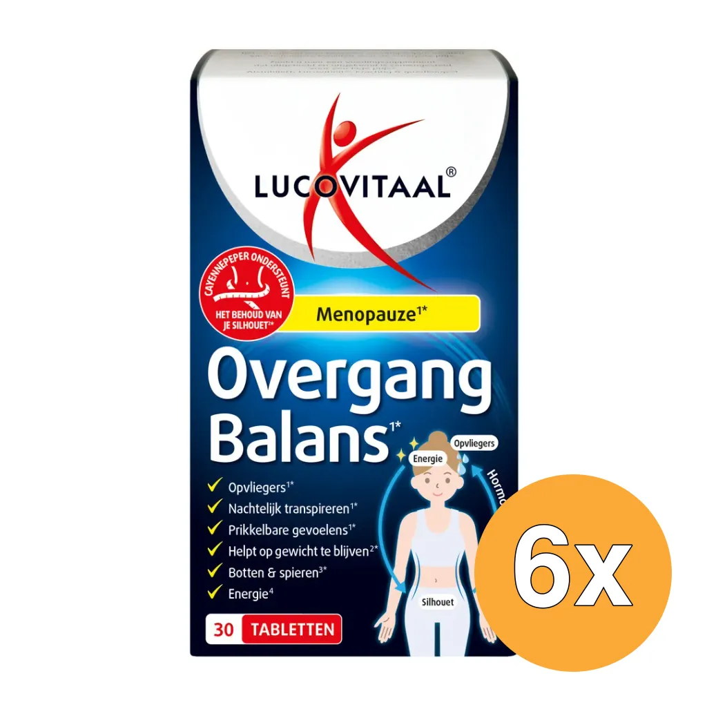 6x Lucovitaal Overgang Balans (30 tabletten)