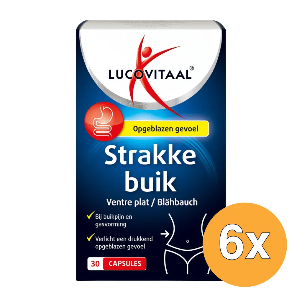 6x Lucovitaal Strakke Buik (30 capsules)