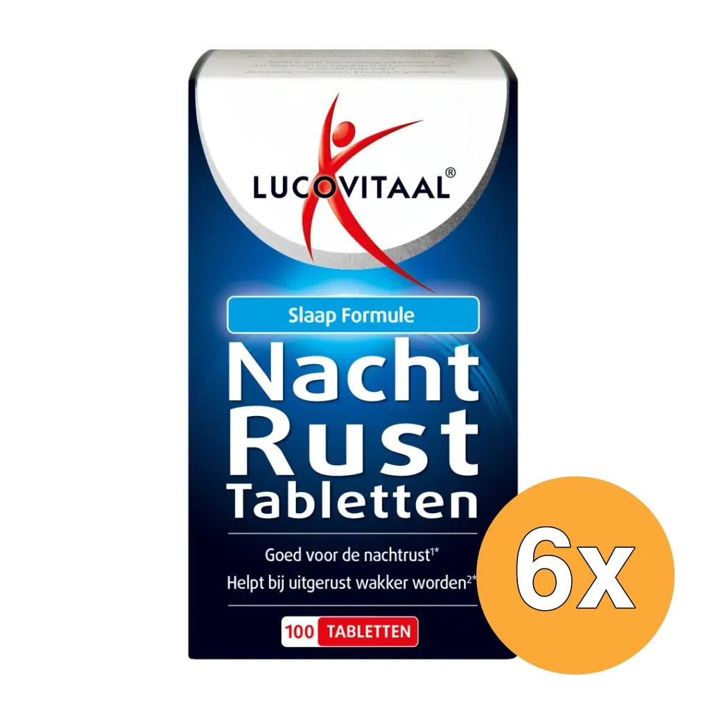 6x Lucovitaal Nachtrust (100 tabletten)