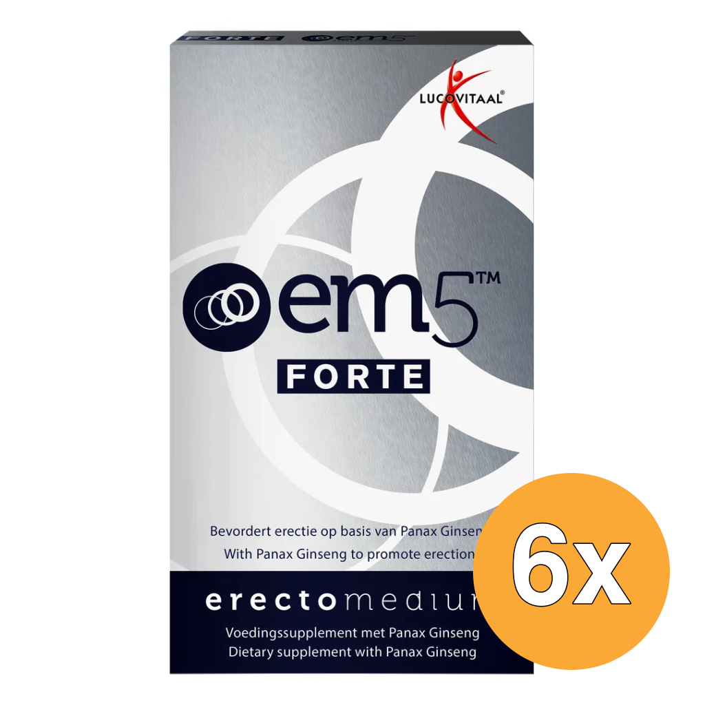 6x Lucovitaal Em5 Erectomedium Forte (6 capsules)