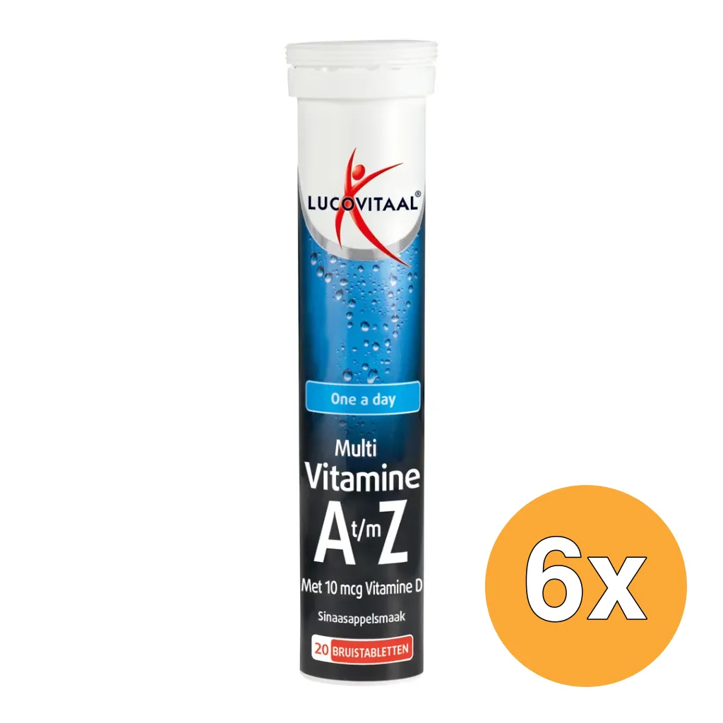 6x Lucovitaal Multi A-Z (20 bruistabletten)