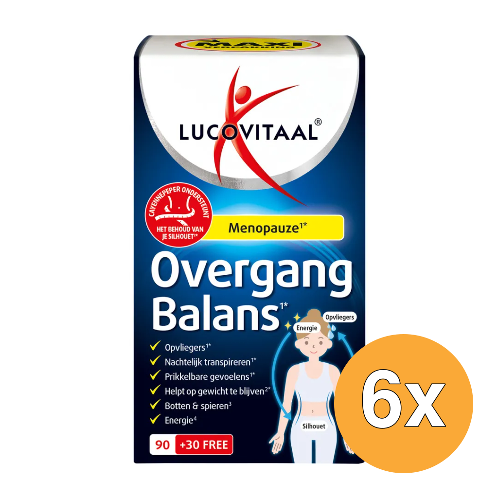 6x Lucovitaal Overgang Balans (120 tabletten)