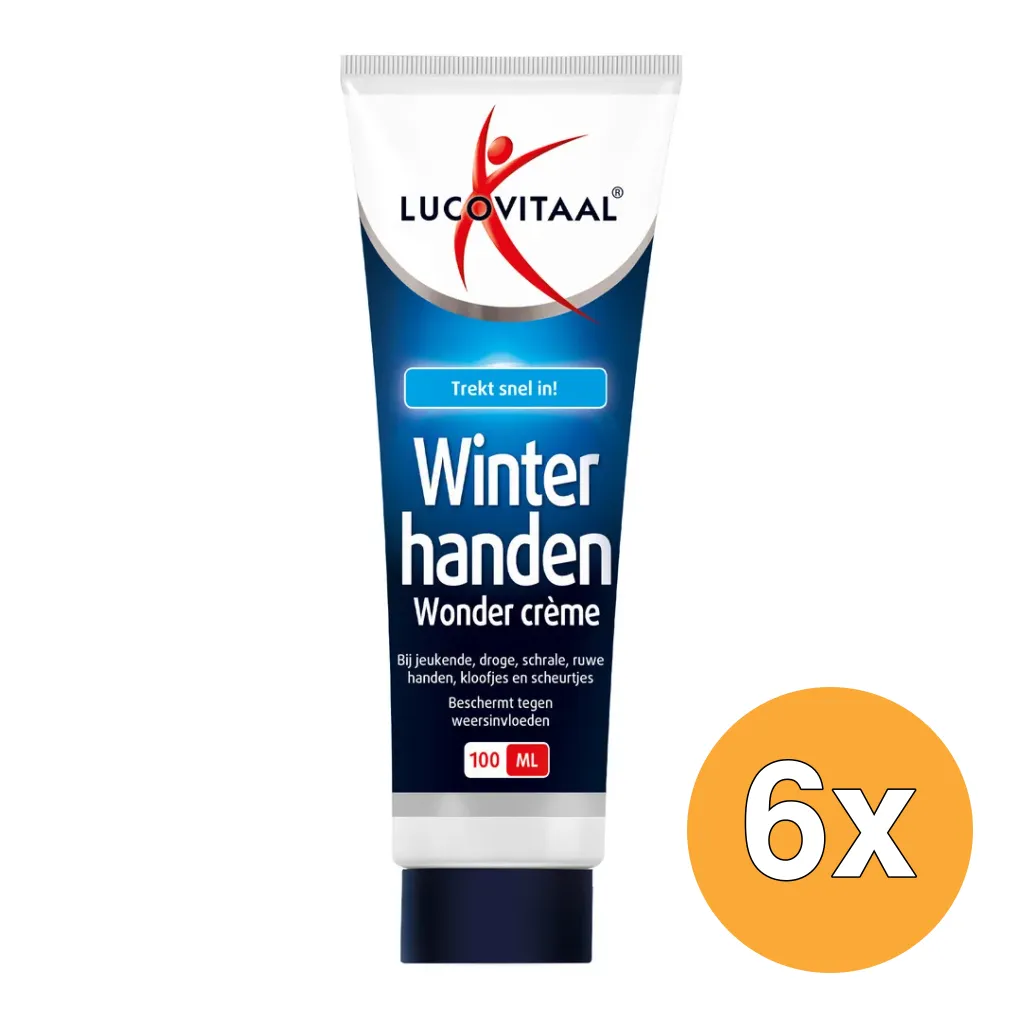 6x Lucovitaal Winterhanden Crème (100ml)