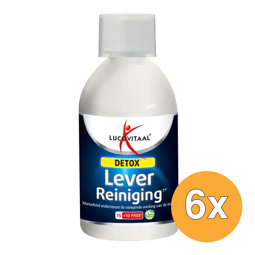 6x Lucovitaal Detox Lever Reiniging (250 ml)