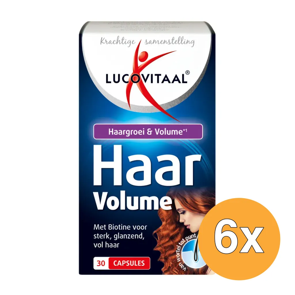 6x Lucovitaal Haar Volume (30 capsules)