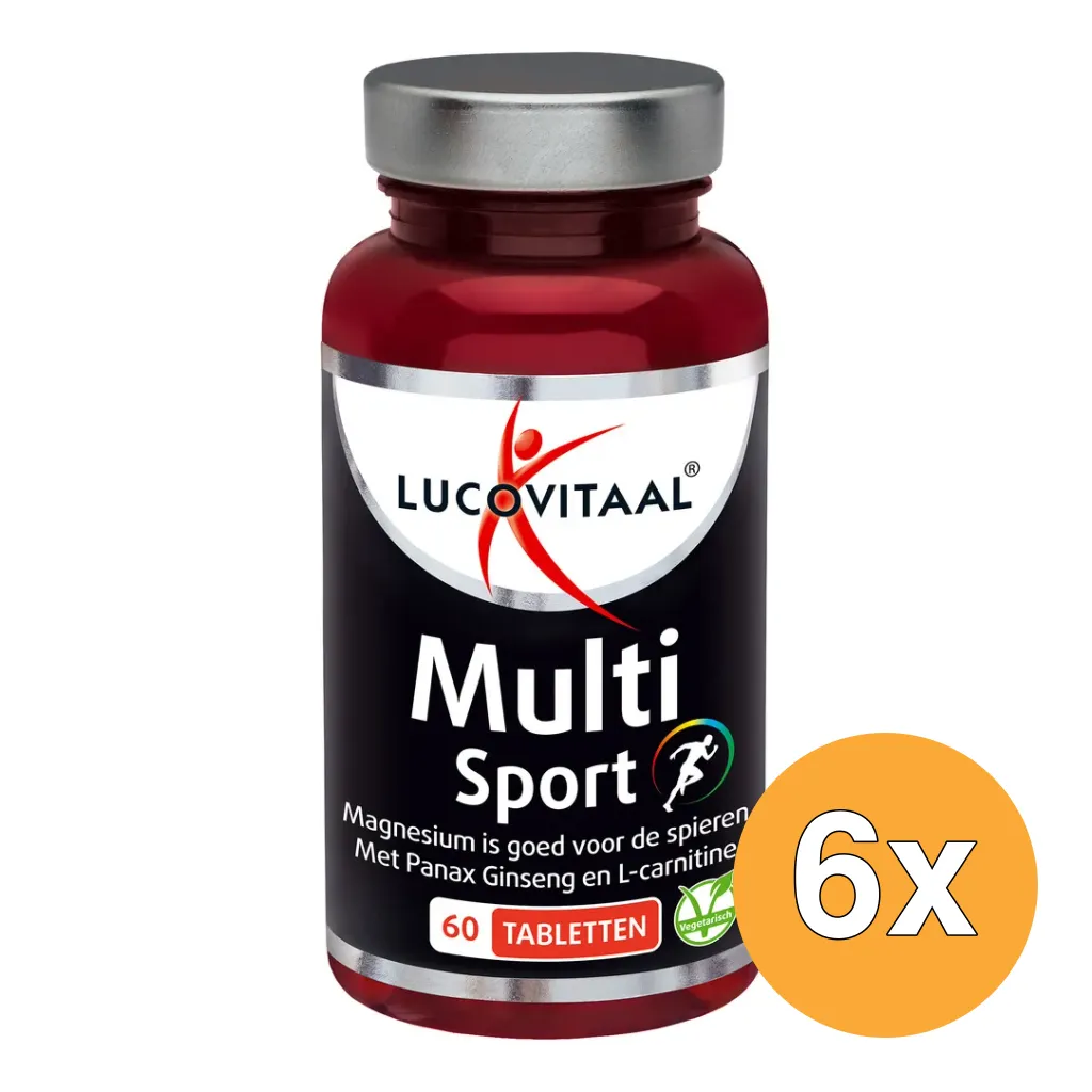 6x Lucovitaal Multi Sport (60 tabletten)