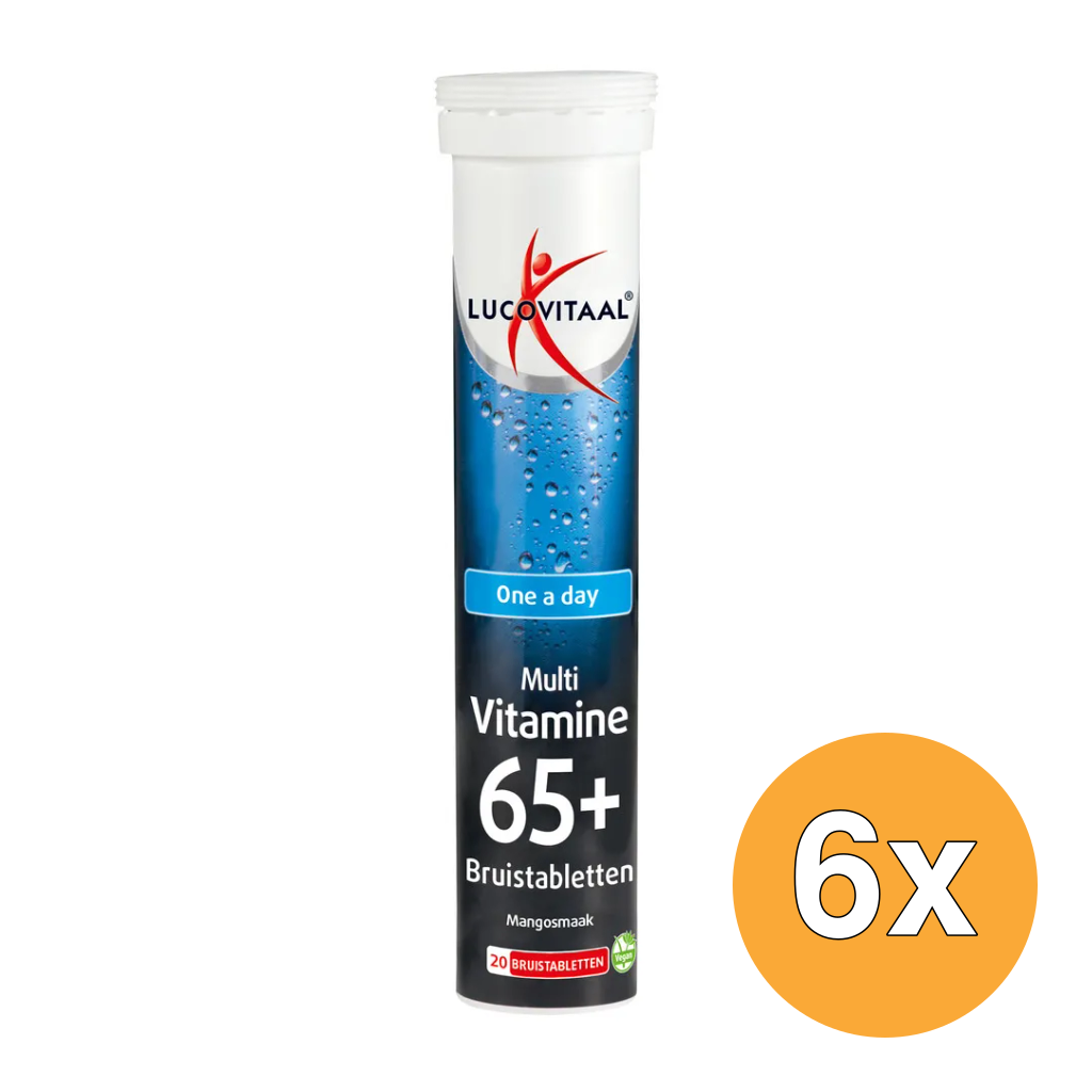 6x Lucovitaal Multi 65+ (20 bruistabletten)