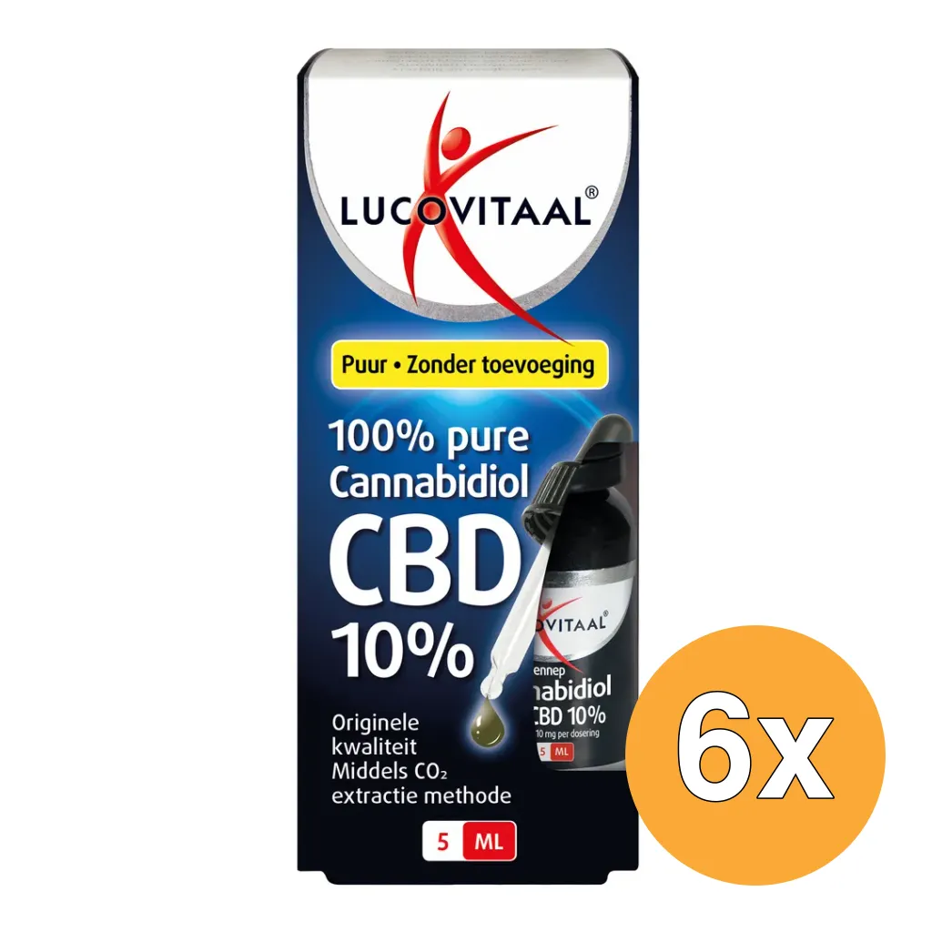 6x Lucovitaal CBD Olie 10% (5 ml)