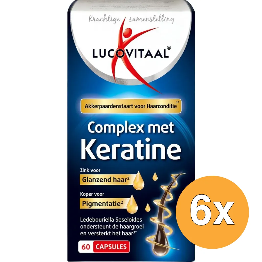 6x Lucovitaal Keratine Complex (60 capsules)