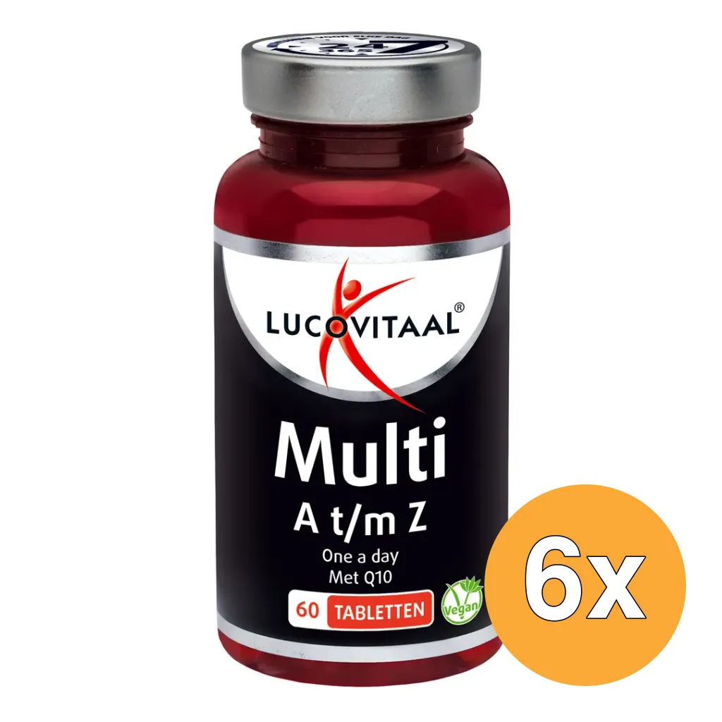6x Lucovitaal Multi A-Z (60 tabletten)