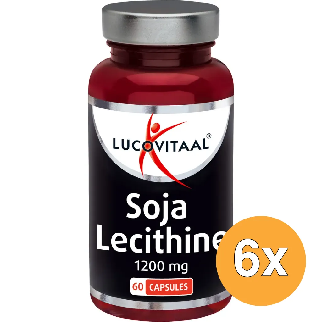 6x Lucovitaal Soja Lecithine 1200Mg (60 capsules)