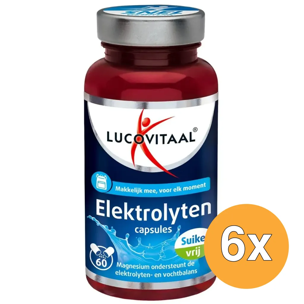 6x Lucovitaal Elektrolyten (60 capsules)