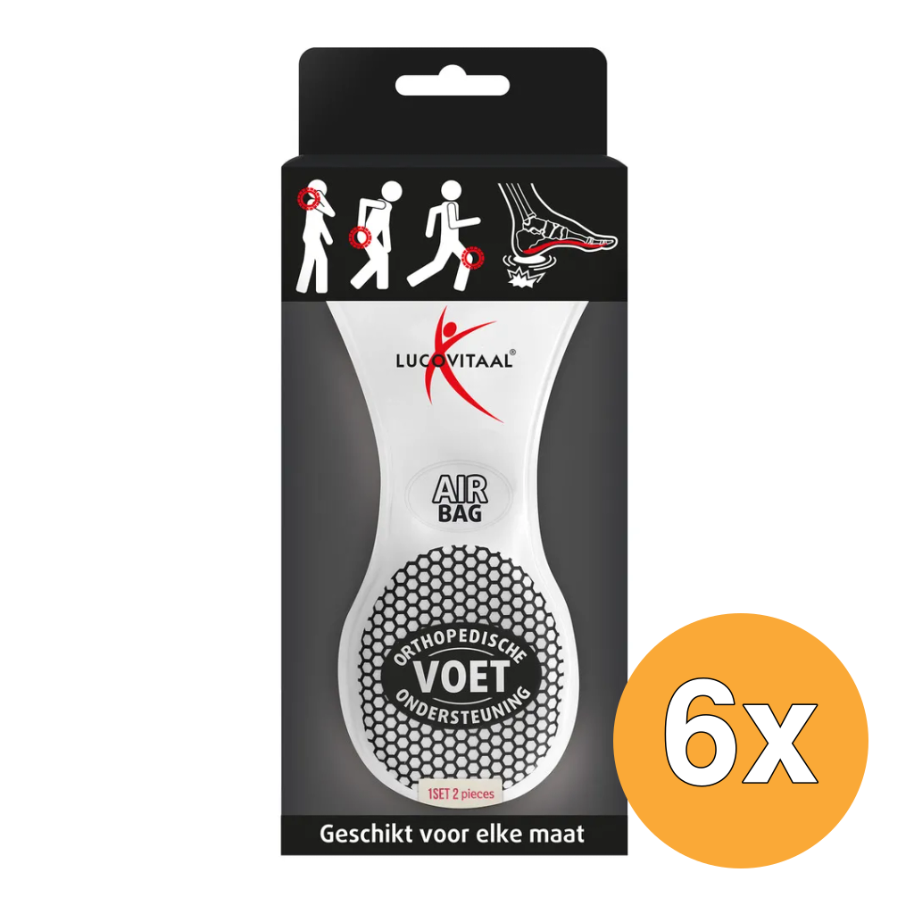 6x Lucovitaal Voetondersteuning (1 paar)