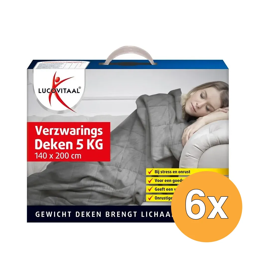 6x Lucovitaal Verzwaringsdeken (1 stuk)