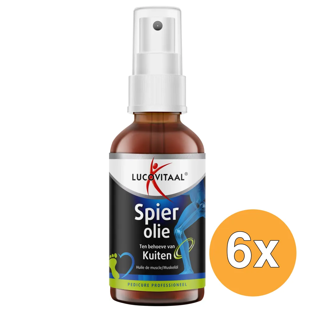 6x Lucovitaal Spierolie Kuiten (50 ml)
