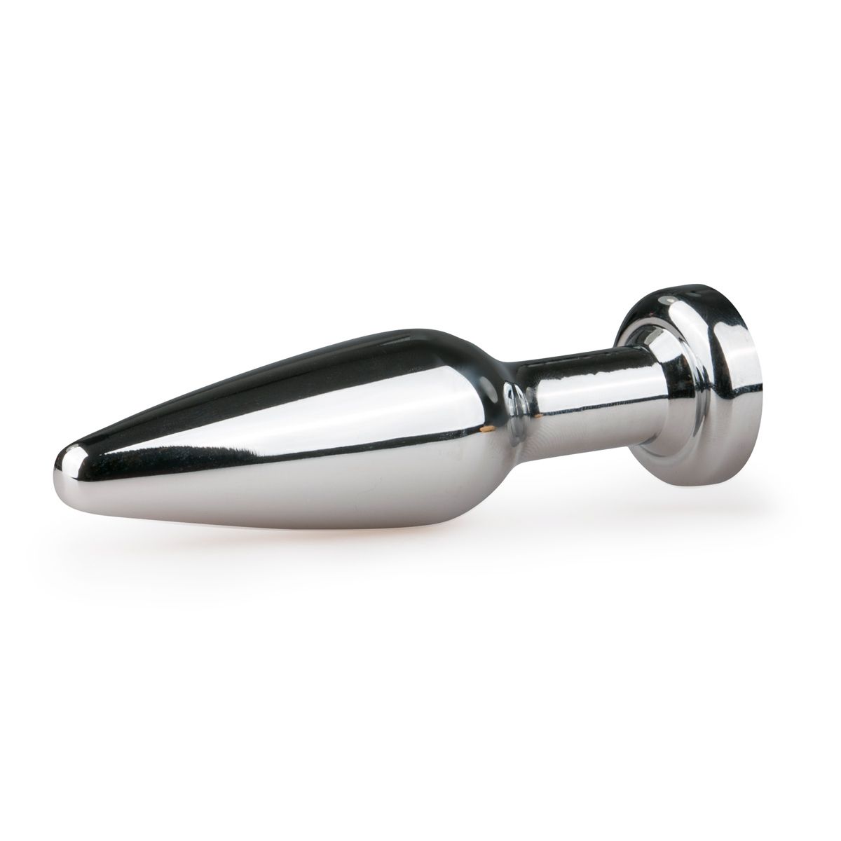 Easytoys Anal Collection - Metal Butt Plug with Clear Stone Medium Zilver (1 stuk) - image 2