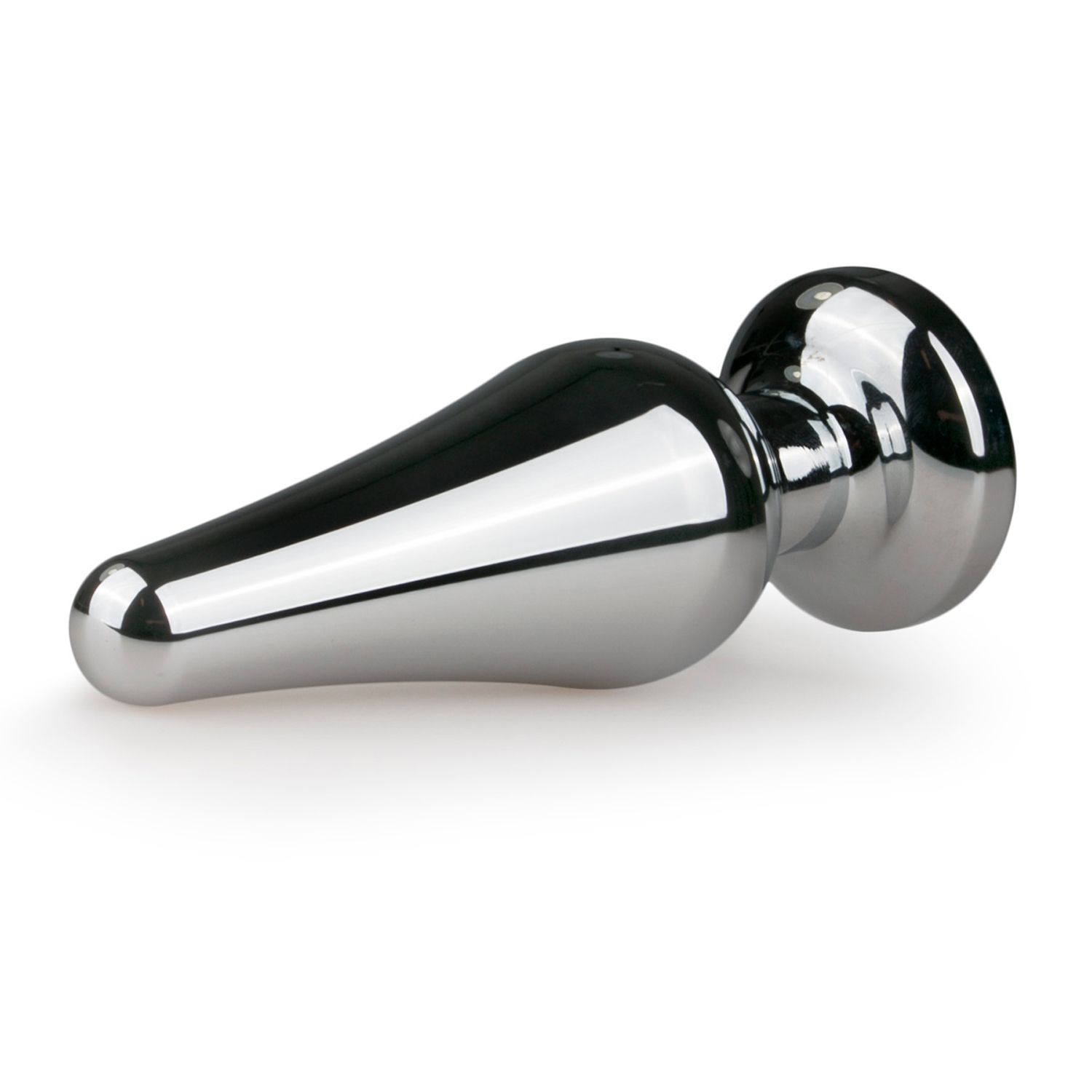 Easytoys Anal Collection - Pointy Metal Butt Plug with Pink Stone Roze (1 stuk) - image 2