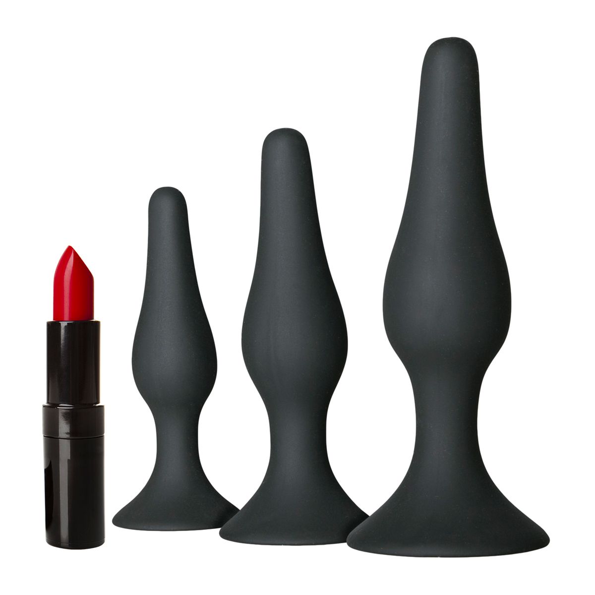 Easytoys Anal Collection - Butt Plug Set Zwart (1 stuk) - image 3