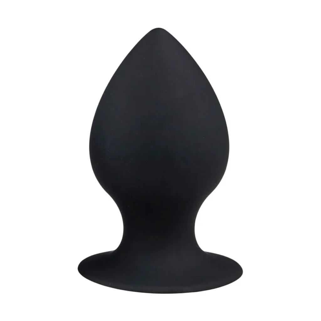 Easytoys Anal Collection - Round Butt Plug Medium Zwart (1 stuk)