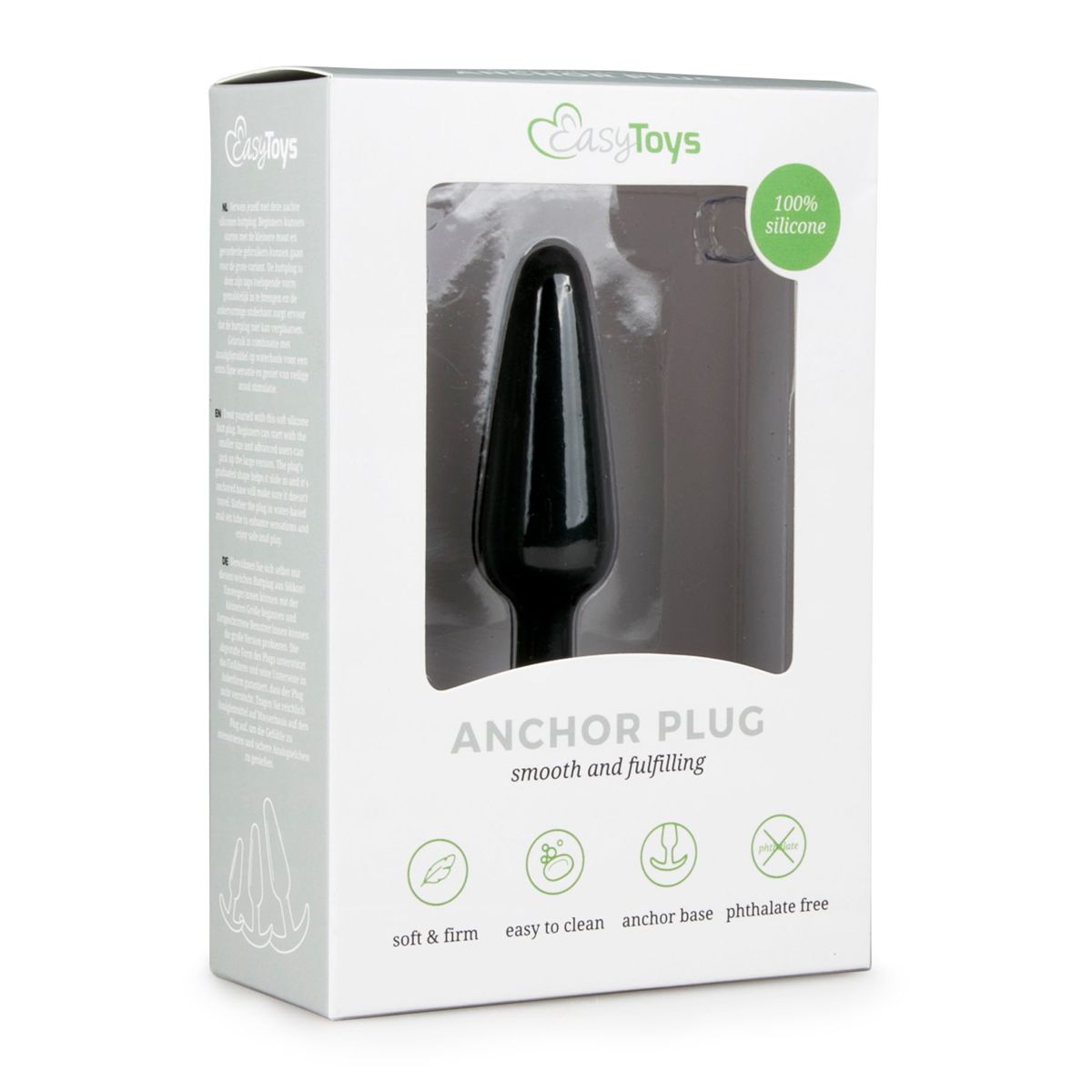 Easytoys Anal Collection - Buttplug Small Zwart (1 stuk)