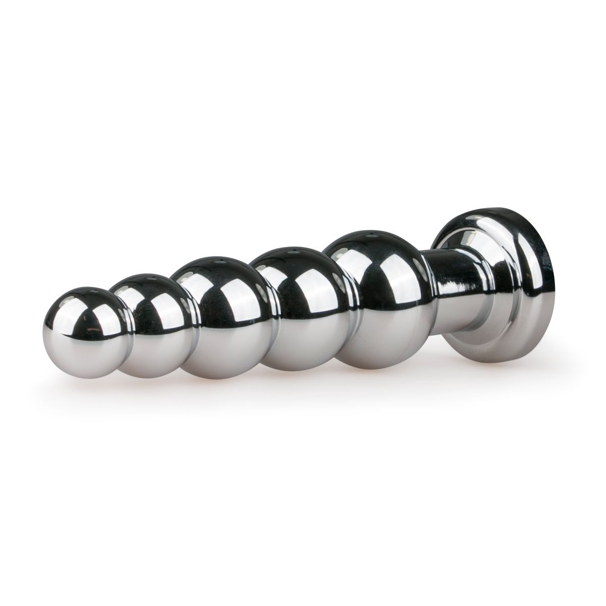 Easytoys Anal Collection - Metal Butt Plug with Clear Stone Large Zilver (1 stuk) - image 2