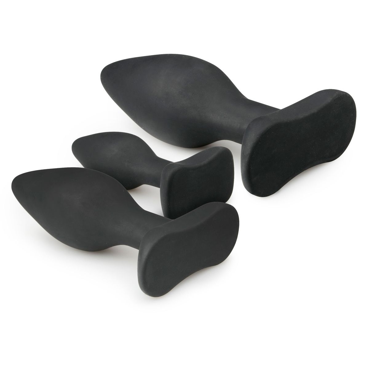 Easytoys Anal Collection - Silicone Buttplug Set Zwart (3 stuks) - image 3