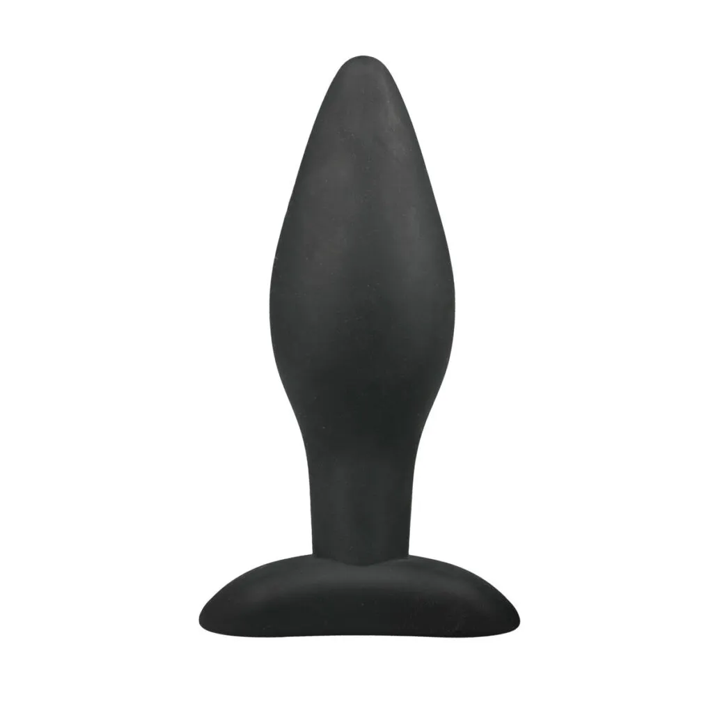 Easytoys Anal Collection - Silicone Buttplug Medium Zwart (1 stuk)