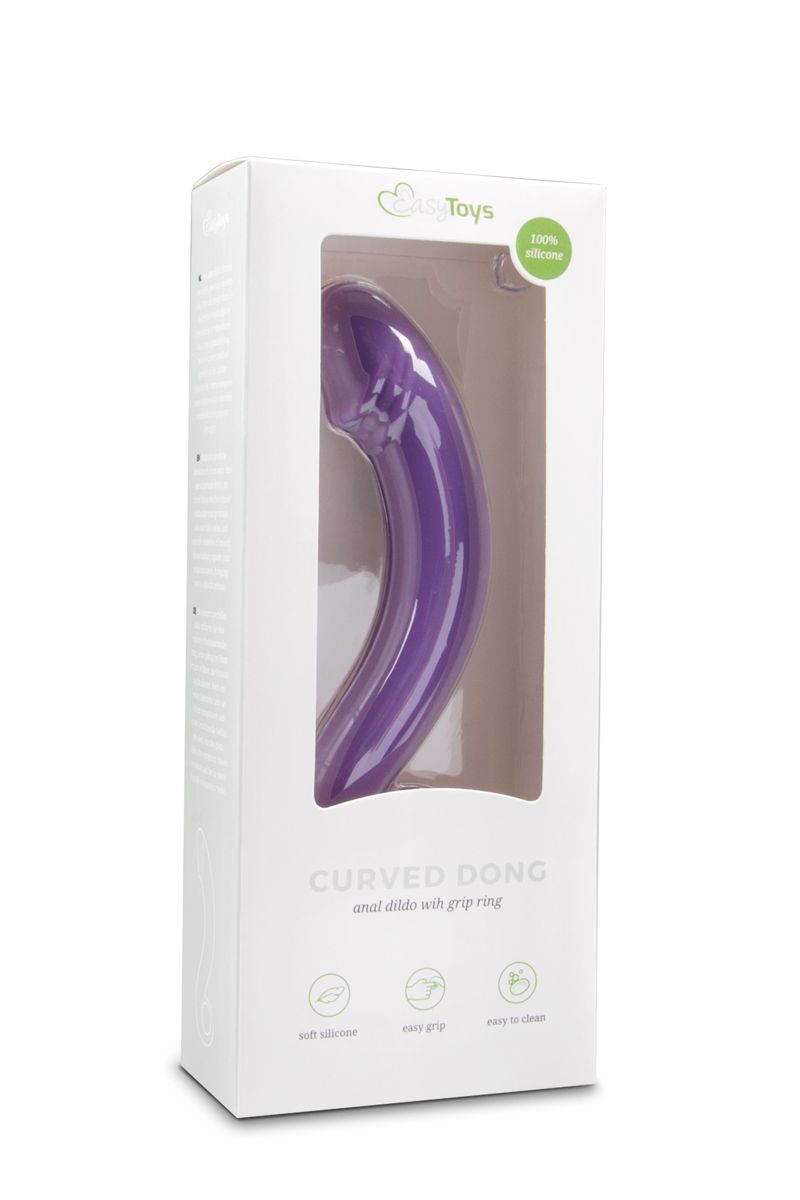 Easytoys Anal Collection - Silicone Prostate Dildo Paars (1 stuk)
