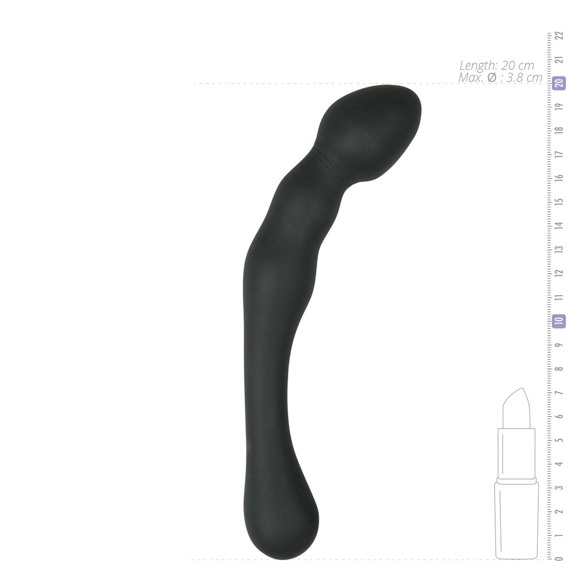 Easytoys Anal Collection - Anal Probe Prostate Dildo No 1 Zwart (1 stuk)