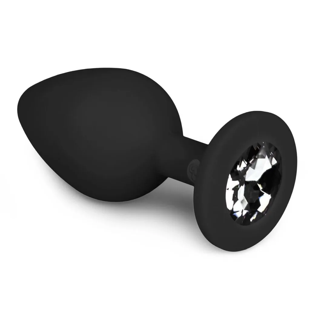 Easytoys Anal Collection - Diamond Plug Medium Zwart (1 stuk)