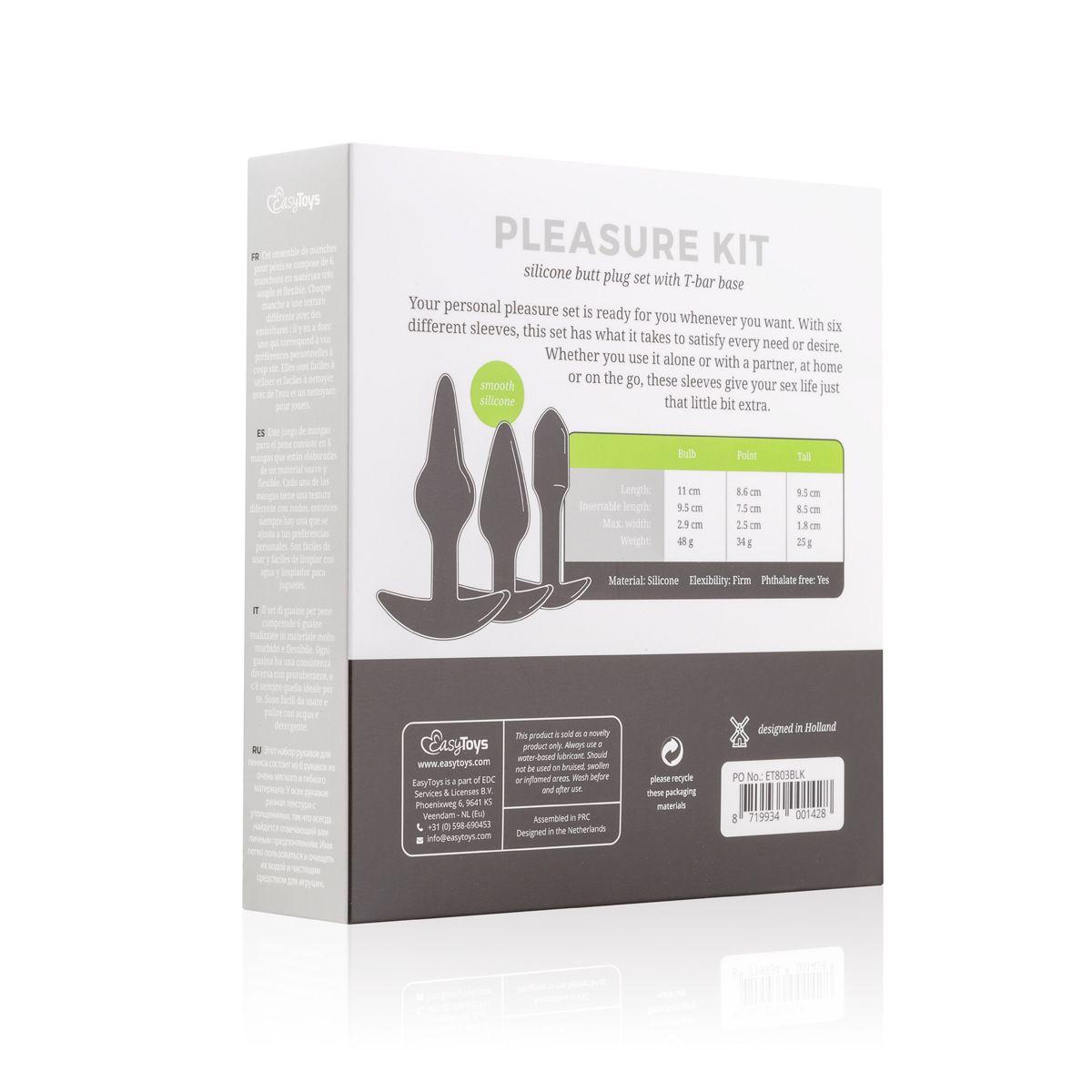 Easytoys Anal Collection - Pleasure Kit Zwart (1 stuk) - image 8