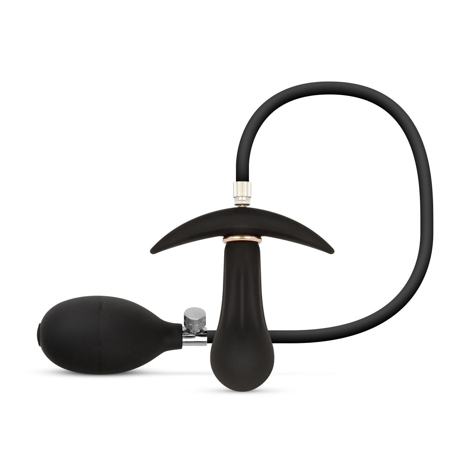 Easytoys Anal Collection - Inflatable Butt Plug Zwart (1 stuk)