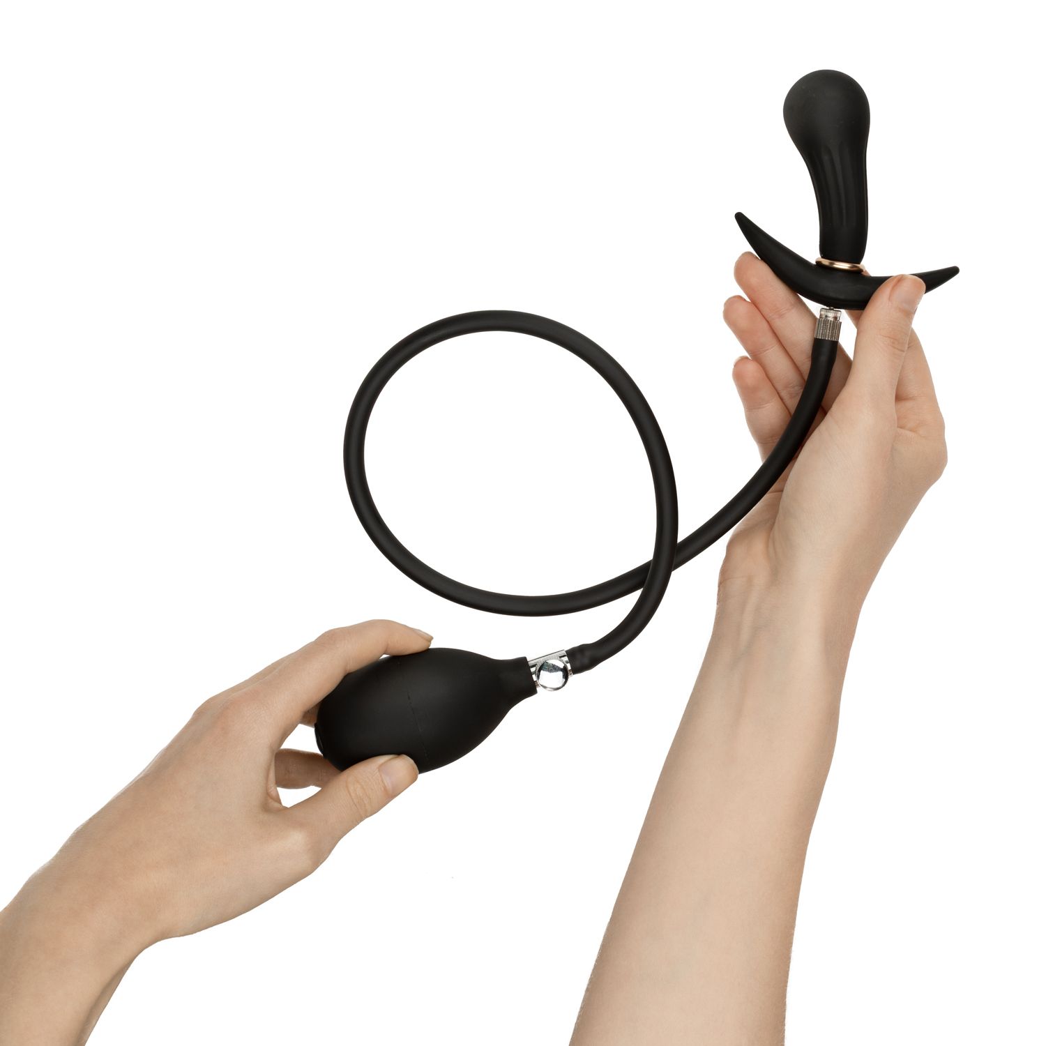 Easytoys Anal Collection - Inflatable Butt Plug Zwart (1 stuk) - image 2