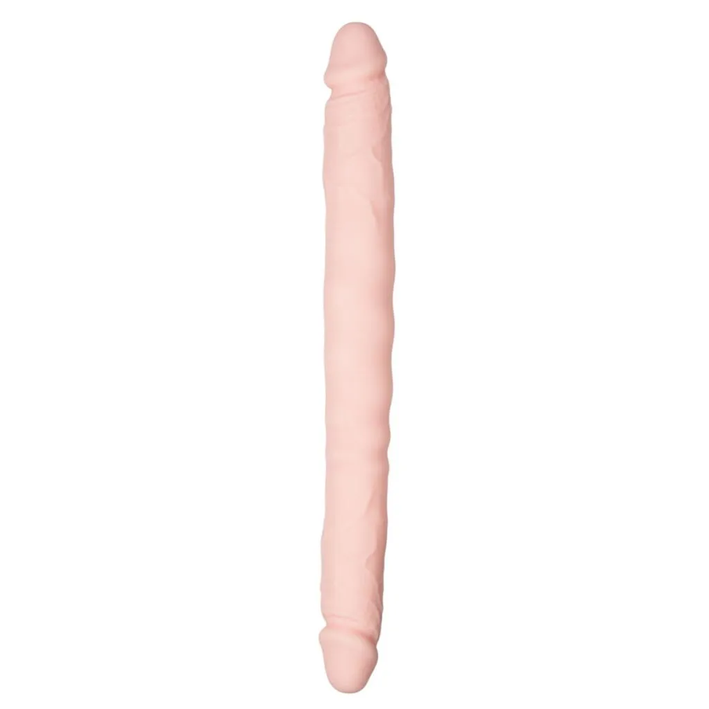 Easytoys Dildo Collection - Silicone Double End Dildo Beige (1 stuk)