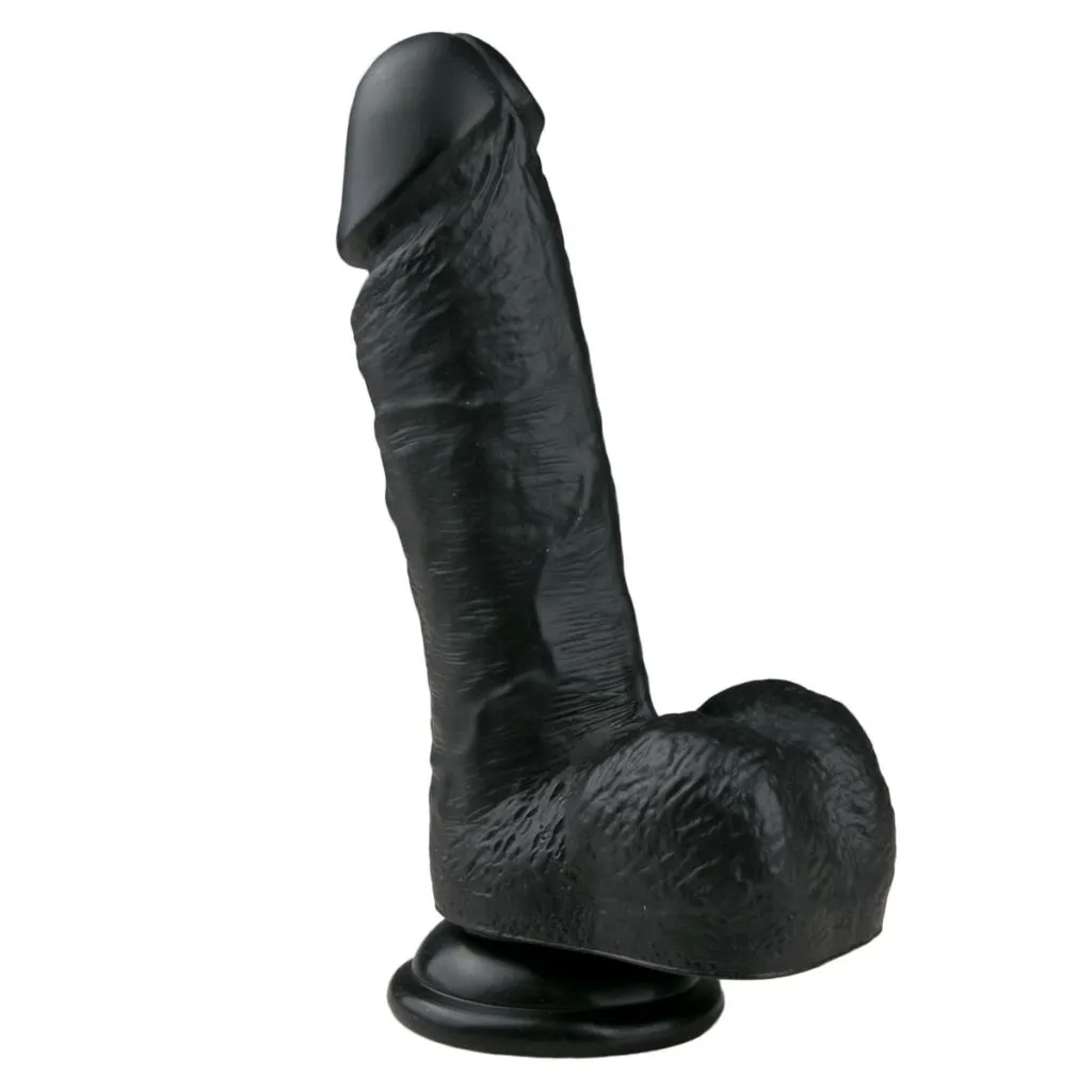 Easytoys Dildo Collection - Realistic Dildo 17.5 cm Zwart (1 stuk)