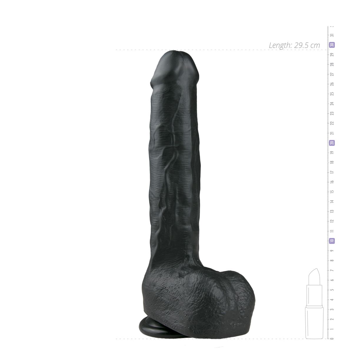 Easytoys Dildo Collection - Realistic Dildo 29.5 cm Zwart (1 stuk) - image 4