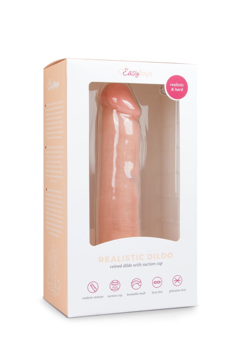Easytoys Dildo Collection - Realistic Dildo 20.5 cm Beige (1 stuk)