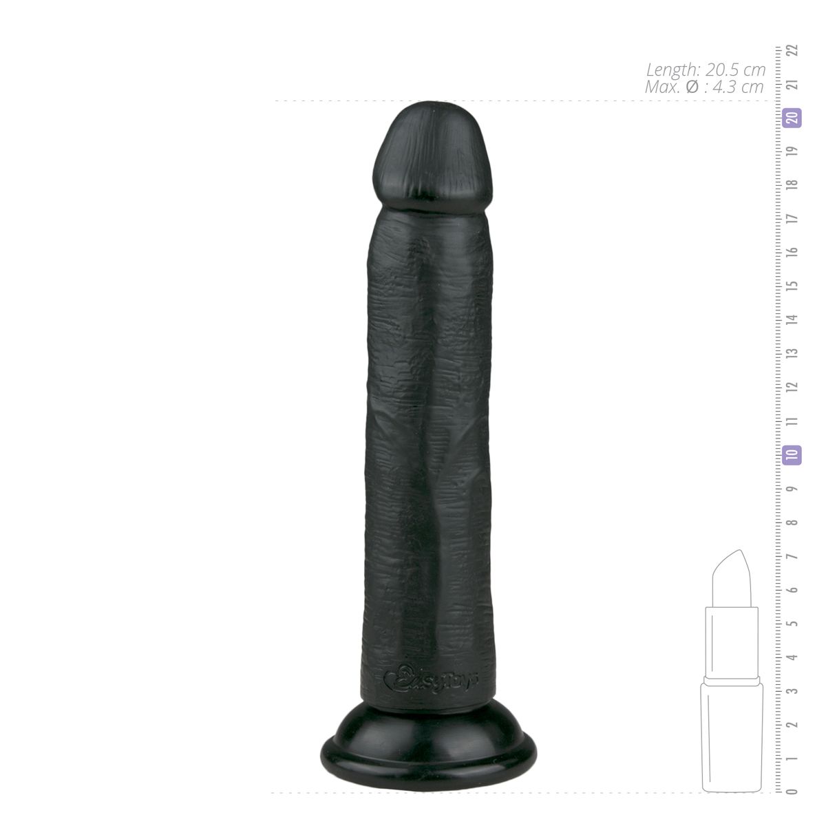Easytoys Dildo Collection - Realistic Dildo 20.5 cm Zwart (1 stuk) - image 4