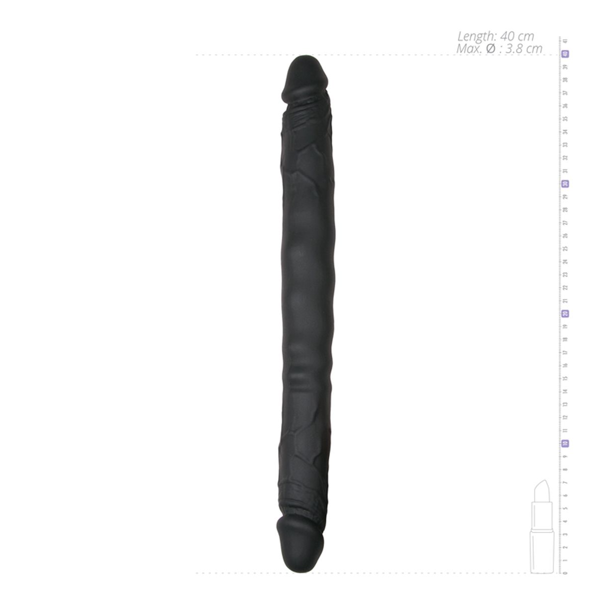 Easytoys Dildo Collection - Double Ended Dildo Zwart (1 stuk) - image 3