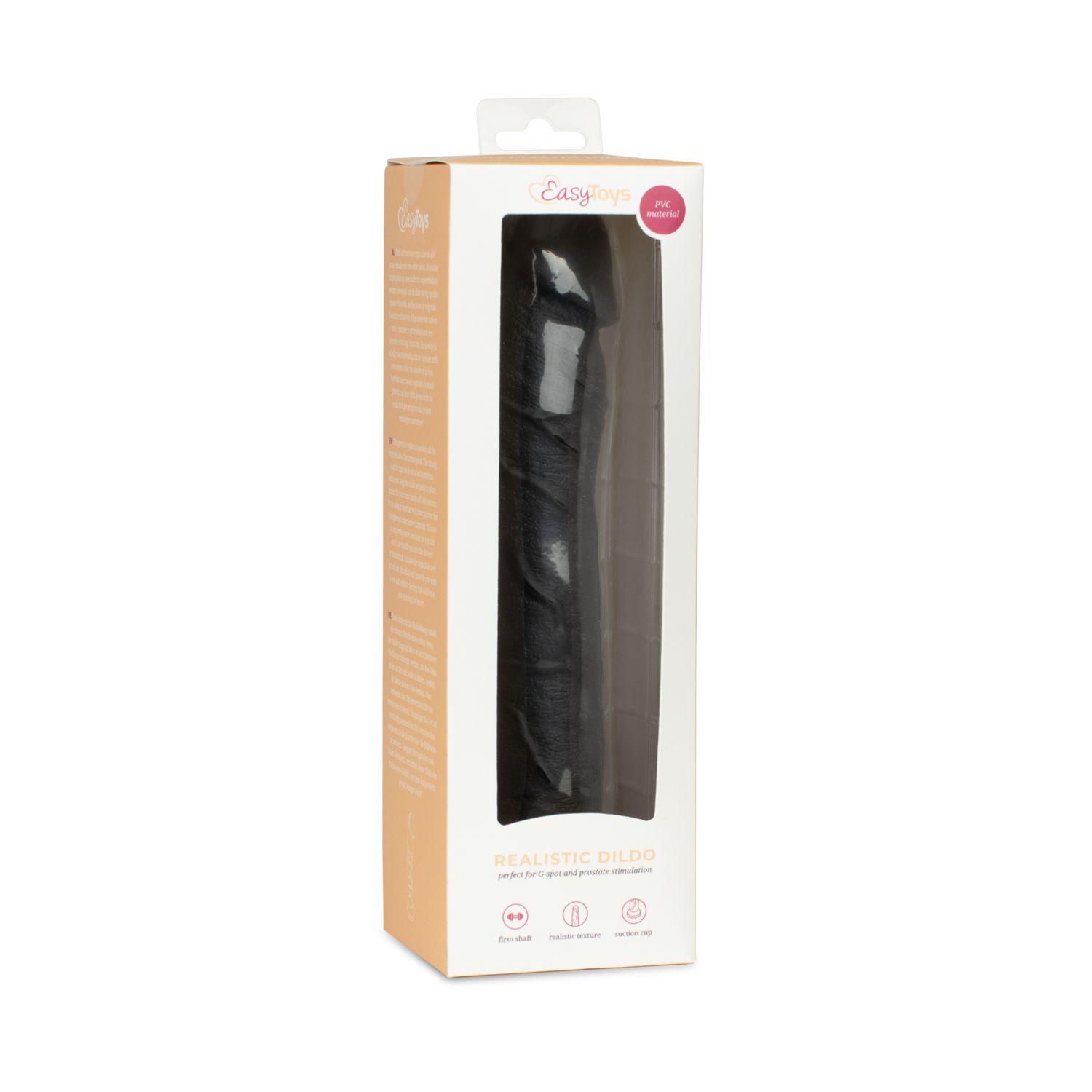 Easytoys Dildo Collection - Dildo without Balls 22.5 cm Zwart (1 stuk) - image 3