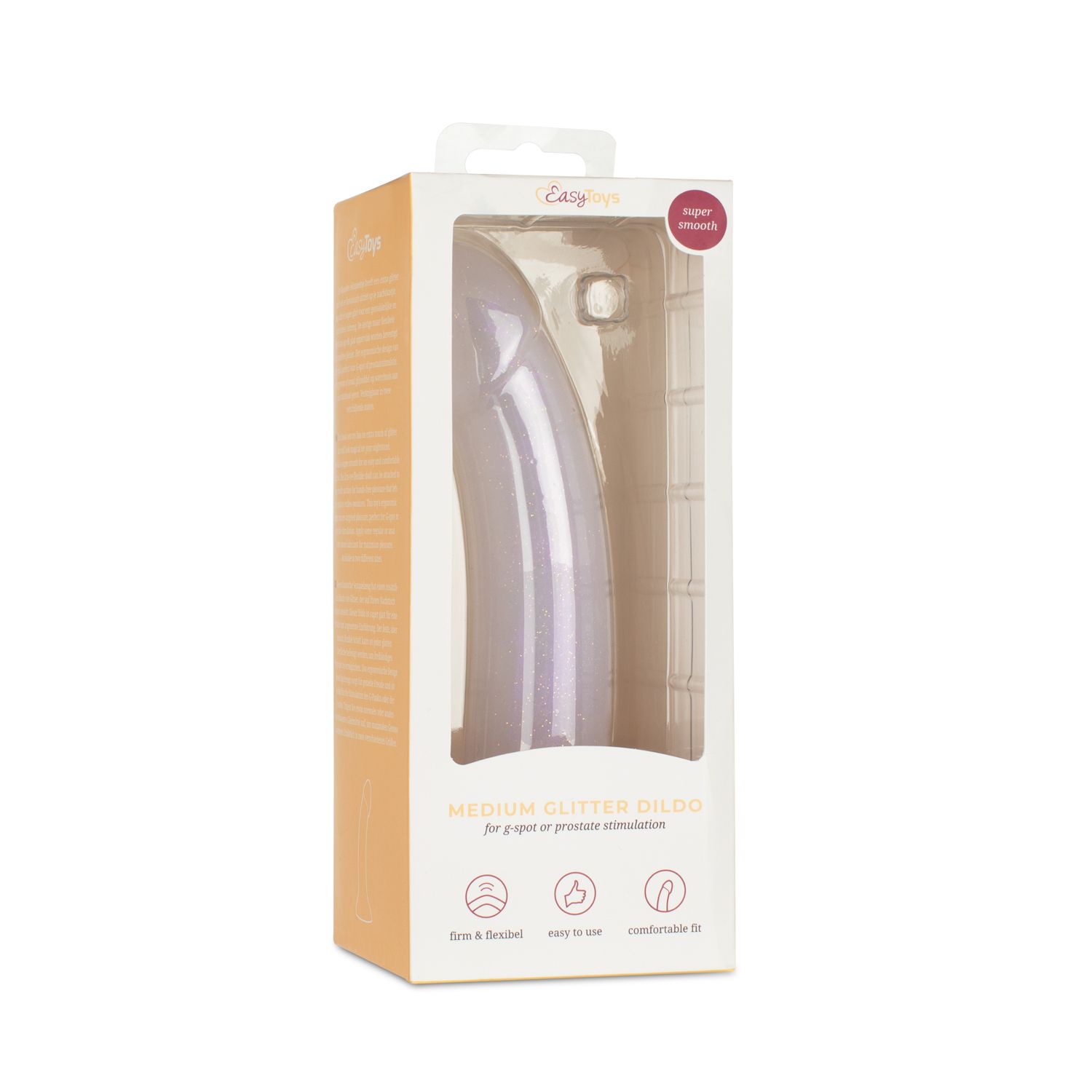Easytoys Dildo Collection - Mermaid Glitter Dildo 17 cm Wit (1 stuk) - image 7