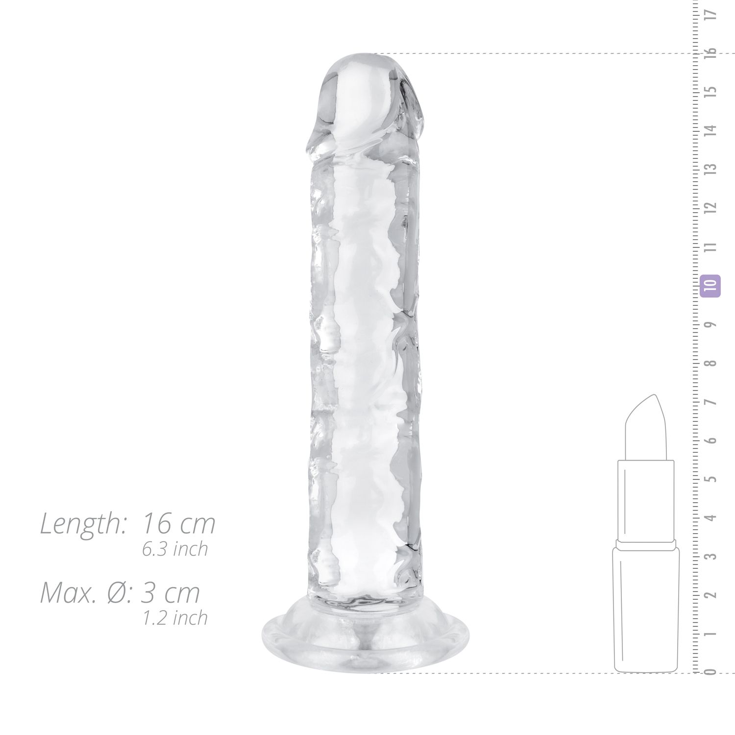 Easytoys Dildo Collection - Jelly Dildo without Balls 14 cm Transparant (1 stuk) - image 8