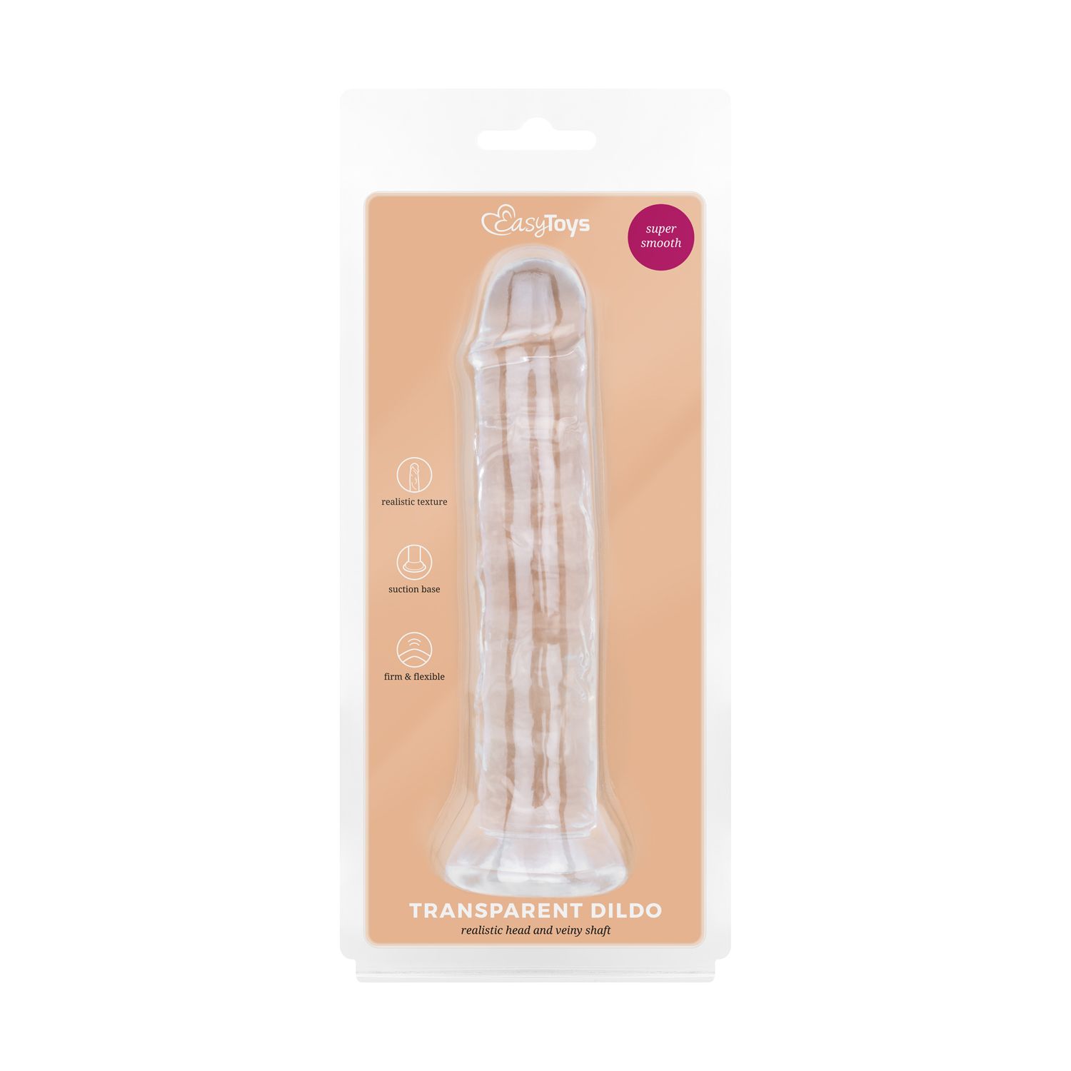 Easytoys Dildo Collection - Jelly Dildo without Balls 16 cm Transparant (1 stuk) - image 9
