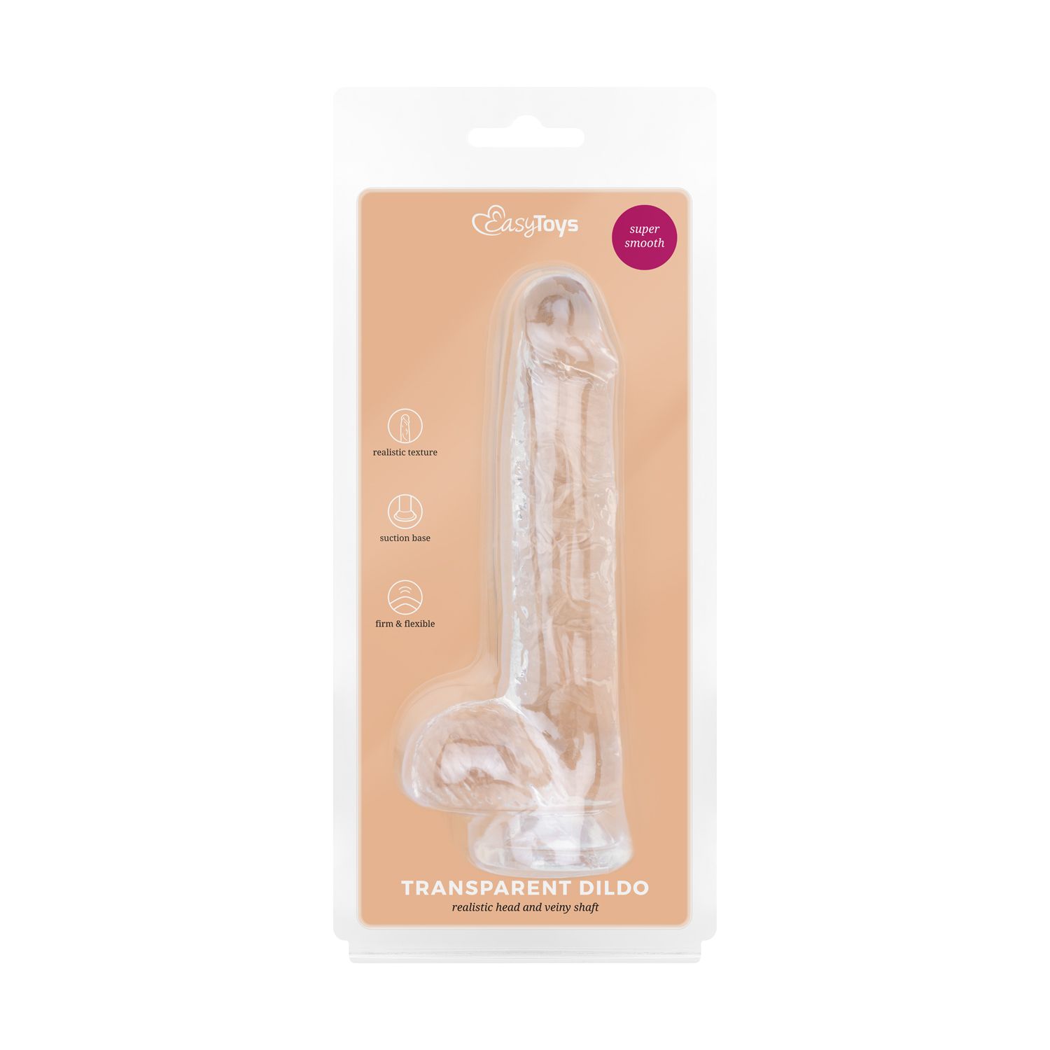 Easytoys Dildo Collection - Jelly Dildo with Balls 15 cm Transparant (1 stuk) - image 8