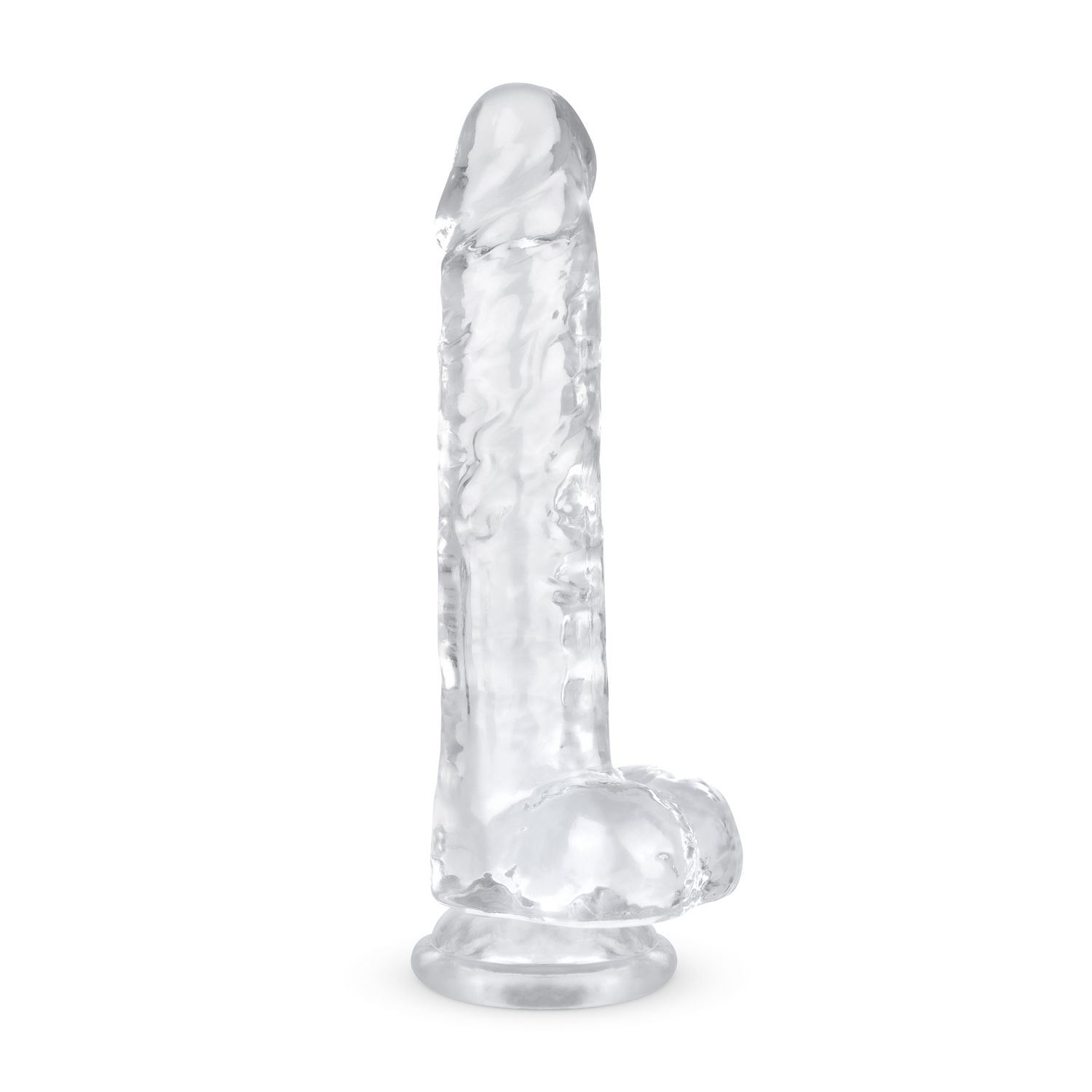Easytoys Dildo Collection - Jelly Dildo with Balls 19 cm Transparant (1 stuk)
