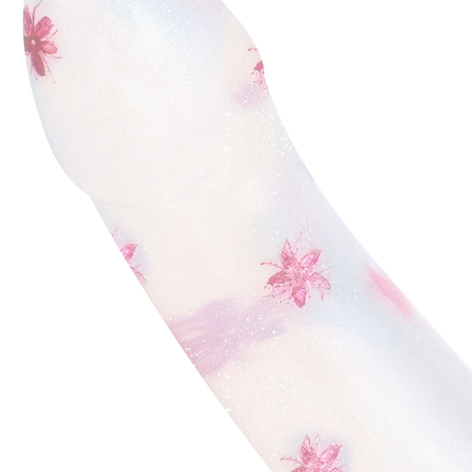 EasyToys Dildo Collection - Flower Power Dildo Small Roze, Wit (1 stuk)
