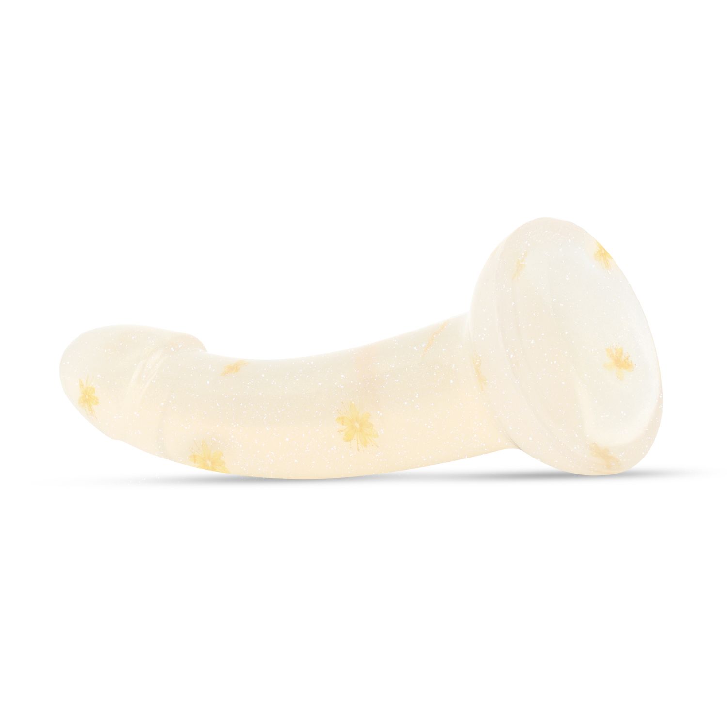 EasyToys Dildo Collection - Flower Power Dildo Small Gold Goud, Wit (1 stuk) - image 5