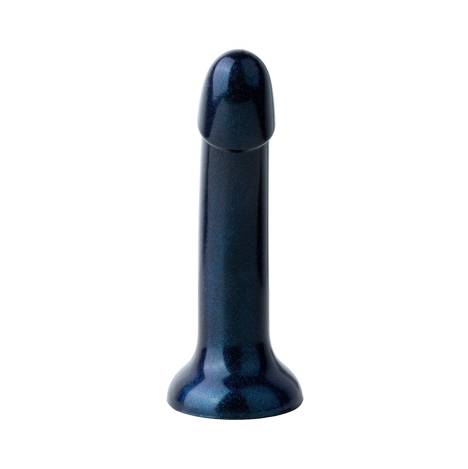 Easytoys Dildo Collection - Metallic Glitter Dildo Zwart (1 stuk) - image 3